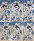 2 Individual Paper Decoupage Napkins Towels -dolphin  Sealife Blue For Shells