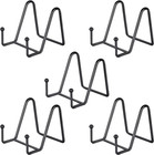 5 Pack 3 Inch Small Plate Holder Display Stands  Mini Metal Black Frame Stand   
