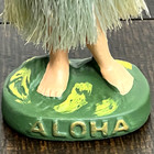 Vintage Original Hawaii Hula Girl Nodder Ukulele Chalkware Japan  h1