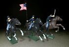 American Civil War Union Cavalry Set  1 - 3 Plastic Figures   52005 W  Britain