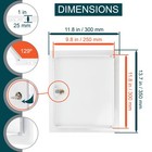 Ecopro Vent 10  X 12  White Metal Lockable Access Panel With Key For Drywall