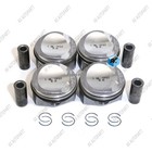 4x Std Pistons Rings Set   23mm Wrist For Vw Cc Passat Audi A3 A4 A5 Tt 1 8tfsi