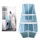51in L Foldable Bathtub Adult Shower Soaking Folding Water Spa Bath Tub Portable