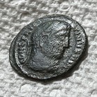 Ancient Roman Empire Coin 27 Bc-476 Ad  Bronze Vows Within Wreath