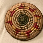 Vintage 16    Hand Woven Cultural Coil Basket   Wall Hanging  New Without Tags