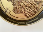 Vintage Iroquois Indian Head Beer   Ale Tray Buffalo Ny 13 25    Bar Metal Sign