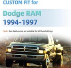 Cover Compatible With 1500 2500 3500 1994 1995 1996 1997 Dash-1994-1997 Ram