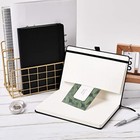 Dotted Journal Notebook With Pen Holder  Hardcover Dot Grid Notebook With Pocket