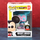 Funko Pop Disney 01 Mickey 90th Blue Purple Funko Shop Le Excl 2018 W  Protector