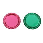 100 Pieces Flat Decorative Bottle Cap Double Multicolor 2