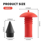 Mushroom Tire Plug Kit With 90pcs Pins practical Rapid Plug 2 0 Tire Repair F   