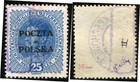 Poland 1918-1919  poczta Polska rzp  Polska  Ovrprts On Austria 1916 Stamps  a34