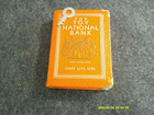Bankers Utilities Book Bank The Toy National Bank Of Sioux City  Iowa 1 Key