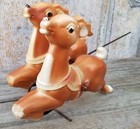 Vintage Empire Reindeer For Table Top Santa Sleigh Sled Christmas Blow Mold 11 