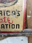 Antique   Vintage Original Metal A 127 Embossed Nichol Kola Sign 24   x8    Mancave