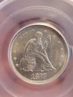 1875-s Twenty Cent 20c Pcgs Ms62 Old Green Holder Pq   