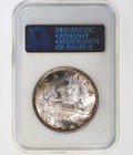 1935 George V Canada Silver Dollar Pcgs Ms-64 Vintage Fatty Old Holder     
