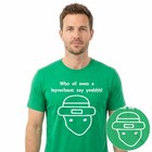 Who All Seen A Leprechaun Sketch T Shirt Funny Saint Patricks Day St Patty Tee
