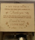 Wooden Music Box For Mom