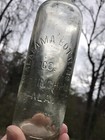 Antique Nice Birmingham Alabama Eagle Image Hutch Hutchinson Soda Bottle 