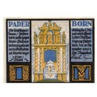 1921 Germany Paderborn Notgeld 1 Mark Note  101 