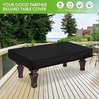 Pool Table Cover 9ft Heavy Duty Pvc Billiard Table Covers Waterproof   Dustproof