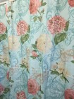 Vintage Floral Bathroom Shower Curtain Hooks Oval Bath Rug Towels Complete Set