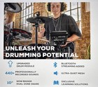 Electronic Drum Set By Alesis Nitro Mesh  8 Piece Black  New