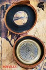 Nautical Brass Compass Vintage Pocket Compass Maritime Antique Collectible Gift
