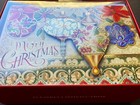 Box Of 15 Punch Studio Christmas Cards Ornaments 3d Layered Gold Foil Gorgeous