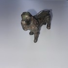 Antique Vintage Metal Cocker Spaniel Dog Figure  Nice Old Brass Or Bronze Color