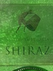 Shiraz Flattened Green Glass Wine Bottle Melted Hangable Home Wall Decor