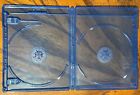 10 Solid Double Blu-ray Replacement Cases W Logo 12mm 2-disc W Logo Recycled