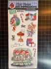 New Art Impressions Christmas Mice Set Clear Rubber Stamp   Die Set Free Usa Shp