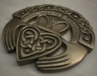 Royal Tara Bronze Plated Claddagh Ring Plaque 5 5    X 5 5    Celtic Shadow
