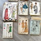21 Vintage 1930s - 1970s Sewing Patterns Vogue Butterick Advance Mccall