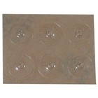 Loc-dots - Keyboard Key Location Dots- Clear 6 Count  pack Of 1  