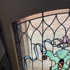 Sg4149 Antique Arch Top Stained Glass Window 29 5 H By 30 W