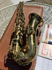 1928 Buescher True Tone Low Pitch Alto Saxophone W  Case   Extras