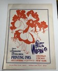 Rare Ault Wiborg Litho Printing Ink Poster Sign Original Art Far Man Lady Trees