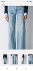 Denim Forum High-rise Wide Leg Jeans Farrah Bleu Taboo 26 Nwot