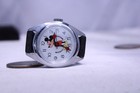 Bradley Mickey Mouse Disney 1970s Vintage Wind-up Watch Swiss Made Red Hands