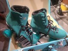 Teal Evoke Roller Skates  New With Tags In  Origional Travel Box  Size 8 In   