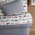 Best Seller Pottery Barn Busy Trucks Organic Cotton Sheet Set Twin