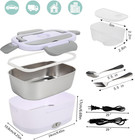 1 5l Electric Heating Lunch Box Portable For Car Office Food Warmer Container Us