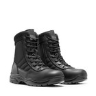 Men s Military Tactical Work Boots Side Zipper Leather Motorcycle Breathe Boots