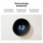 Google Nest Learning  4th Gen  Thermostat Ga05557-us With 2 Sensors    