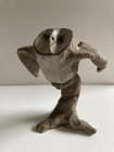 Vintage Studio Pottery Owl Figure Signed Sculptural