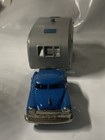 Vintage Sss Japan Tin Lithography Car With House Trailer Friction Works 