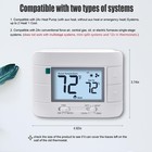 Non Programmable Heat Pump Thermostat For Home Heat Pump System 2 Heat 1 Cool